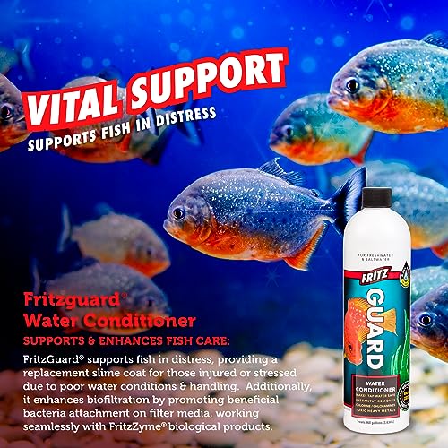 Fritzguard Water Conditioner/Dechlorinator for Fresh & Salt Water Aquariums, 16 oz