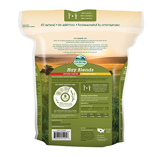 Oxbow Animal Health Oxbow Hay Blends - Western Timothy & Orchard - 20 oz.