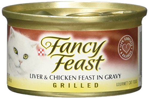 Fancy Feast Grilled Liver and Chicken Feast in Gravy Gourmet Cat Foods - 24 Pack