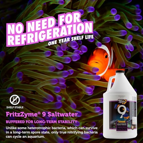 Fritz Aquatics FritzZyme 9 Nitrifying Bacteria for Salt Water Aquariums