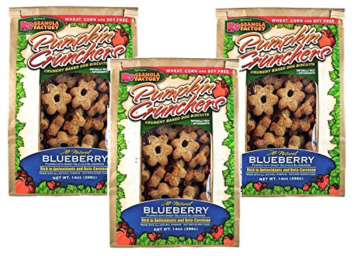 K9 Granola Factory Blueberry Pumpkin Crunchers (Pack of 3)