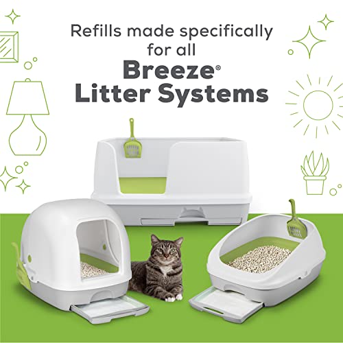 Purina Tidy Cats Cat Litter Accessories, Breeze Pads Refill Pack Multi Cat Litter 8 Count Bag