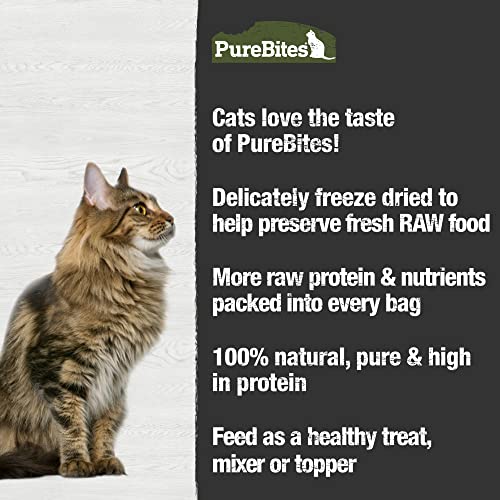 PureBites Freeze Dried RAW Cat Treats, Value Size