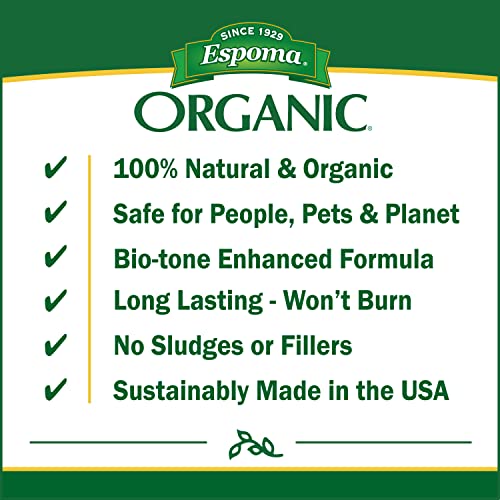 Espoma Organic Rose-Tone 4-3-2 Organic Fertilizer for All Types of Roses and Other Flowering Plants. Promotes Vigorous Green Growth and Abundant Blooms. 4 lb. Bag - 2 Pack