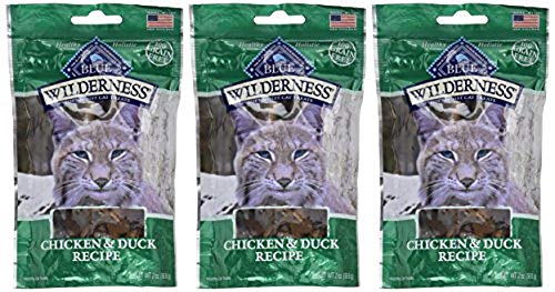Blue Buffalo Wilderness Cat Treats-Chicken/Duck (Pack of 3)