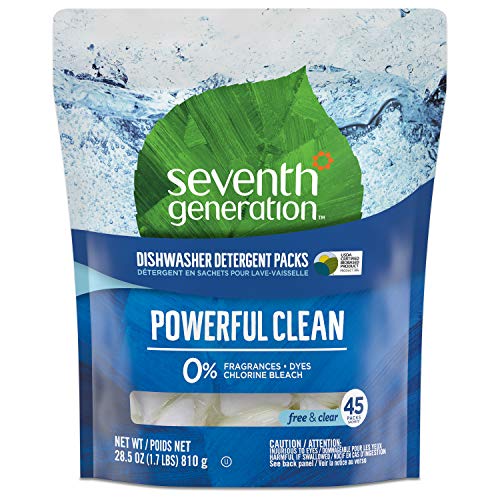 Seventh Generation Dishwasher Detergent Packs,