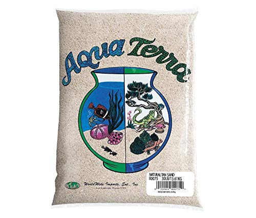 Worldwide Imports AWW80075 Aqua Terra Sand, 5-Pound, Natural Tan