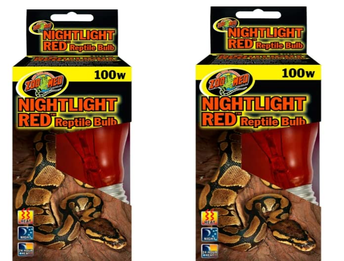 Zoo med nightlight outlet red reptile bulb