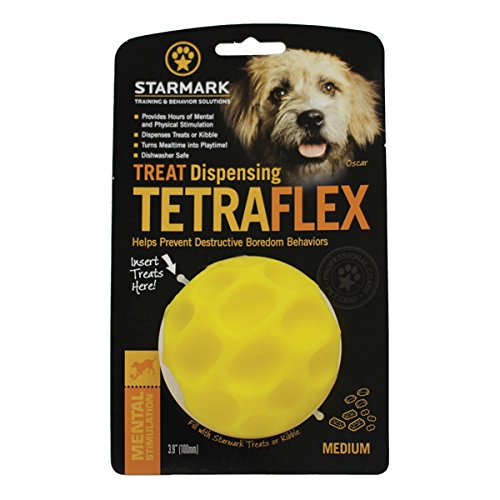 Starmark Treat Dispensing Tetraflex Dog Toy
