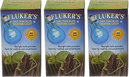 Fluker Labs 40 Watt Blue Daylight Reptile Bulbs (3 Pack)