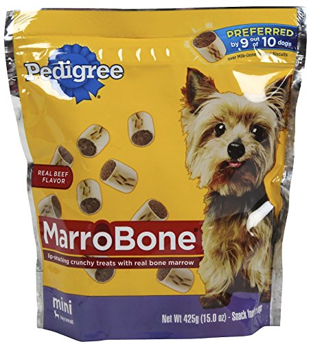 Pedigree Marrobone Real Beef Flavor Mini Snacks For Dogs 15 Oz.