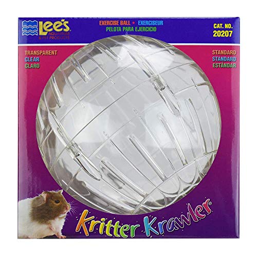 Lee's Kritter Krawler Exercise Ball, Standard, Clear - 7-Inch