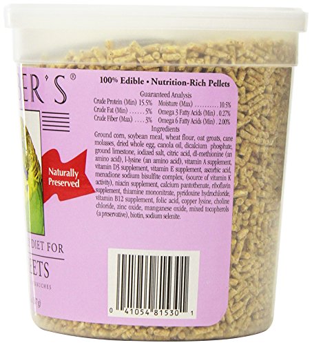 Lafeber Company Parakeet Pellets Premium Daily Diet Pet Food, 1.25-Pound