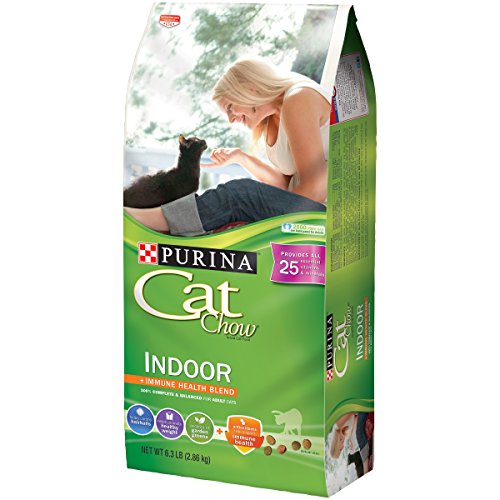 Purina Cat Chow Indoor Dry Cat Food, Hairball + Healthy Weight - 6.3 lb. Bag