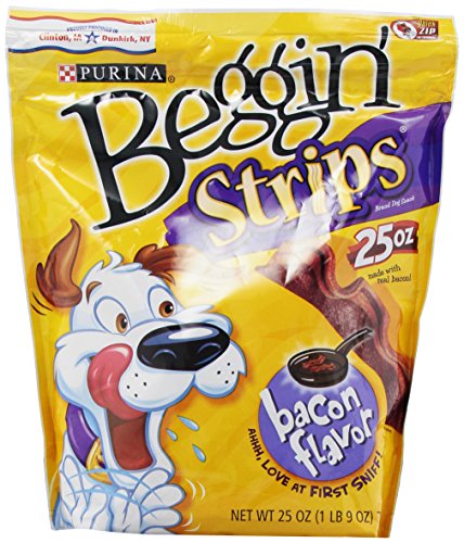 Beggin' Strips, Bacon Flavor Dog Snacks, 25-Ounce Bags - 2 Pack