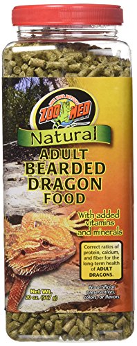 Royal Pet Supplies Inc Zoo Med 20-Ounce Natural Bearded Dragon Food