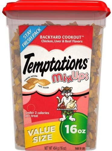Whiskas Temptations Mixups Treats for Cats - Backyard Cookout (Pack of 2)