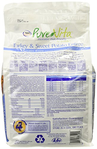 Nutri-Source Pure Vita Grain-Free Turkey And Sweet Potato Dry Dog Food, 5 Pound Bag