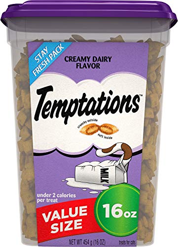 Temptations Whiskas Cat Treats, Creamy Dairy Flavor, 16oz