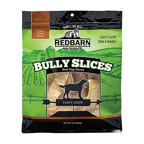Redbarn Bully Slices for Dogs (French Toast) Natural Dental Treats (3 Bags)
