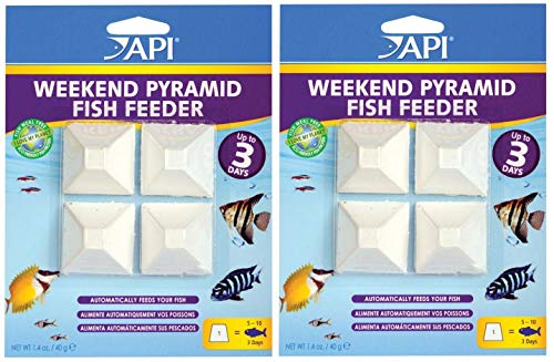 (2 Pack) Api 3-Day Pyramid Automatic Fish Feeder (4 Ct. Per Pack)