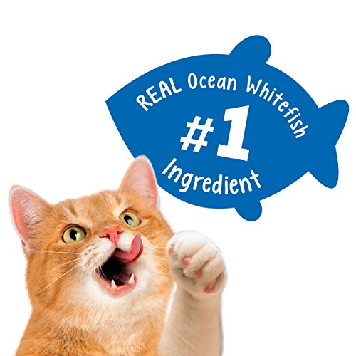 Friskies Party Mix Adult Cat Treats Canisters – Real Ocean Whitefish #1 Ingredient