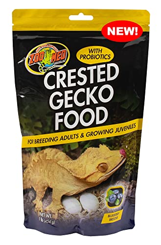 Zoo Med Crested Gecko Food: Blueberry Breeder Formula, 1 Pound