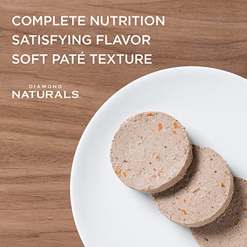 Diamond Naturals Real Meat Recipes Premium Canned Wet Pate Dog Food with Protein from Beef, Chicken or Lamb and Nutrients for Supporting Overall Health in Adult Dogs and/or Puppies