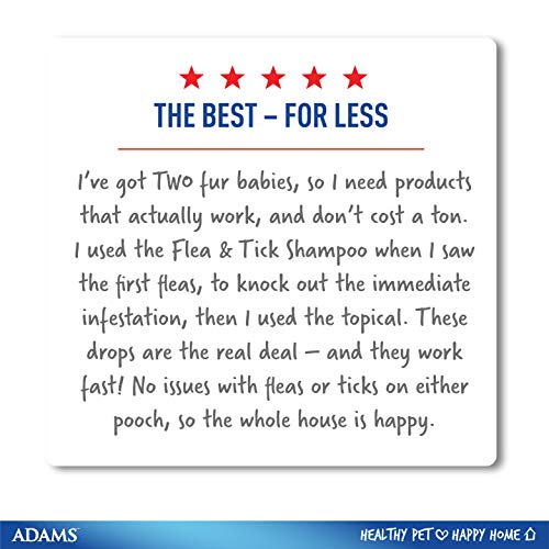 Adams Plus Flea and Tick Spot On for Dogs,