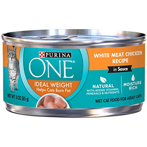 Purina ONE Ideal Weight White Meat Chicken Recipe (12 CANS) (NET WT 3 OZ Each)