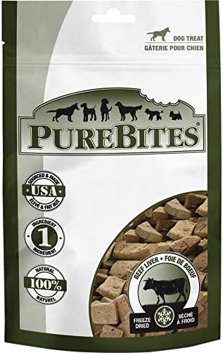 PureBites Beef Liver Freeze Dried Dog Treats (3 Pack)