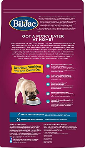 Bil-Jac Picky No More Small Breed Chicken Liver Dry Dog Food 6 Pounds