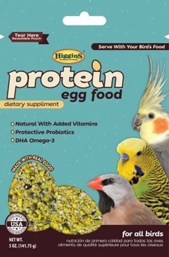 Higgins Pet Food Protein Egg Food USA - 5oz