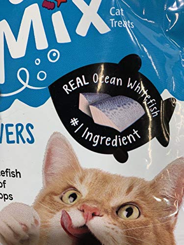 Friskies Party Mix Seafood Lovers Crunch Adult Cat - (6) 6 oz. Pouches