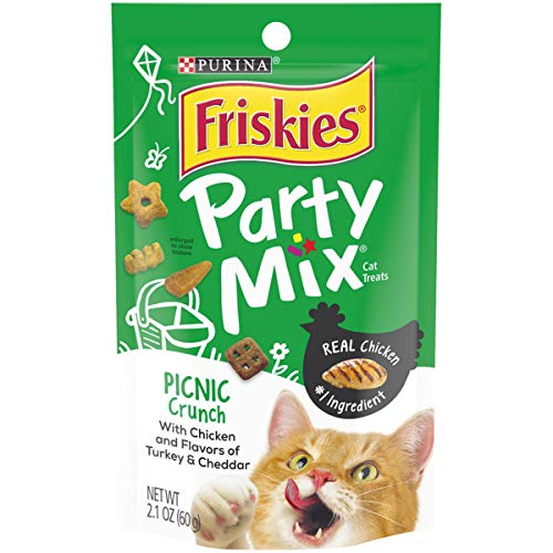 Friskies 57442 2.1 oz. Party Mix Picnic Crunch44; Cat Treat