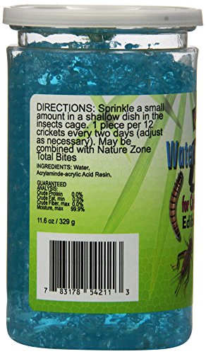 Nature Zone SNZ54211 Water Bites Food with Calcium for Crickets, 11.6-Ounce
