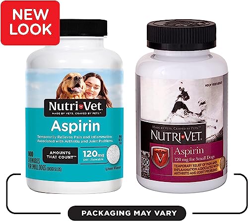 Nutri-Vet K9 Dog Aspirin for Small Dogs 100ct