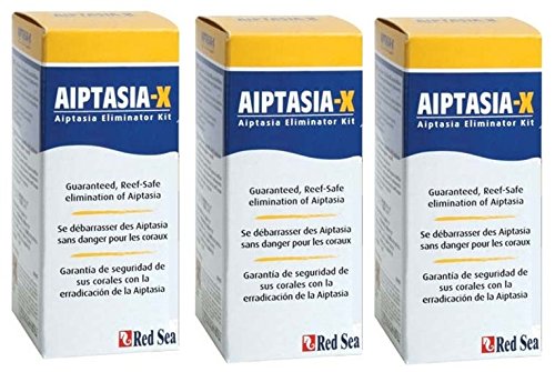Fish Pharm (3 Pack) Red Sea ARE22231 Aiptasia-X Eliminator Kit for Aquarium, 2.02-Ounce