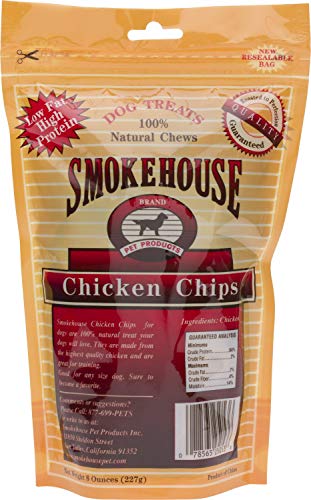 Smokehouse Chicken Chips Dog Treats, 8 Ounce, 2 Pack