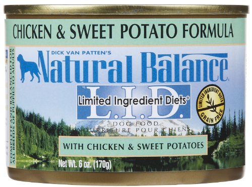 Natural Balance L.I.D. Canned Dog Food Chicken and Sweet Potato 6 oz