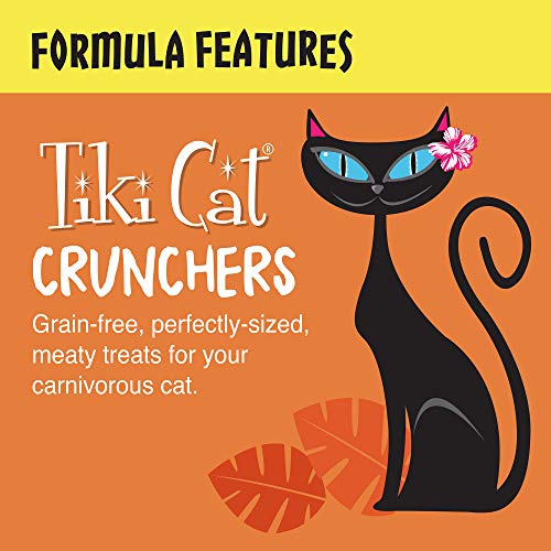 Tiki Cat Crunchers Meat-First Treats for Cats