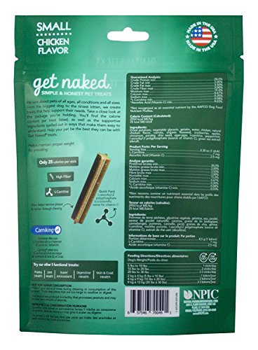 Get Naked Low Calorie Dental Chew Sticks For Dogs