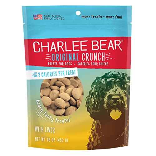 Charlee Bear Dog Treats with Liver 16 oz Each