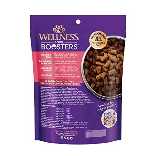 Wellness CORE Tender Toppers (Previously Bowl Boosters), Grain-Free Natural Dog Food Toppers or Mixers, Made with Real Meat (Beef, Lamb/Salmon, Turkey/Chicken, Whitefish/Salmon)