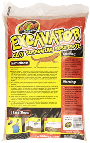 Zoo Med Excavator Clay Burrowing Substrate, 10 Pounds