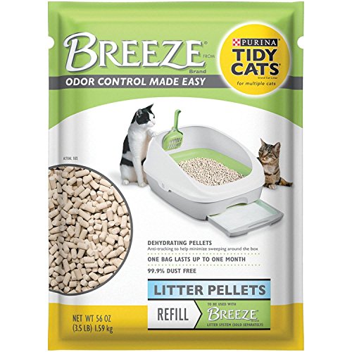 2 Pack of Purina Tidy Cats BREEZE Cat Litter Pellets Refill for Multiple Cats 3.5 lb. Pouch