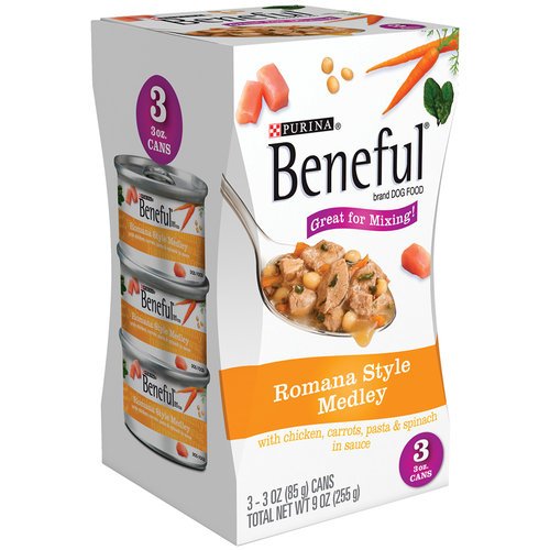 Beneful Romana Style Medley Canned Dog Food 9 OZ (Pack of 8)