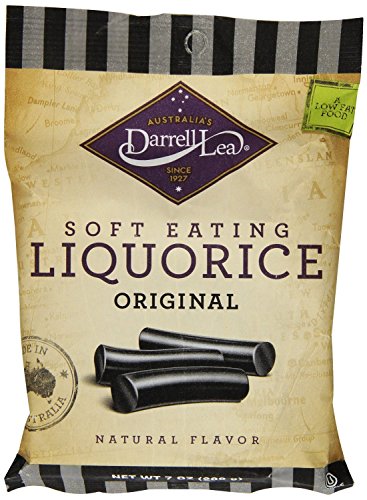 Darrell Lea Original (Black) Soft Eating Liquorice, 7-Ounce Bags (Pack of 2)