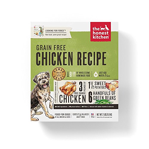 Honest Kitchen Dehydrated Grain Free Chicken Dog Food, 2 lb - Force. Grain Free Dog Food!!