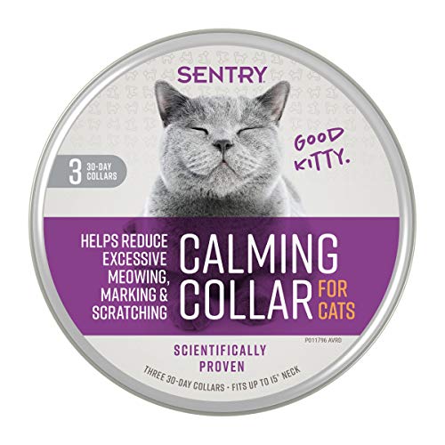 Sentry Industries Calming Collar for Cats 3Ct, Purple